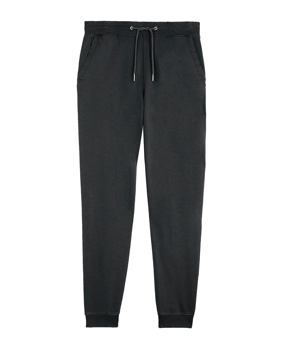 Sweatpants - Unisex Vintagefärgade Joggerbyxor Garment Dyed Black Rock