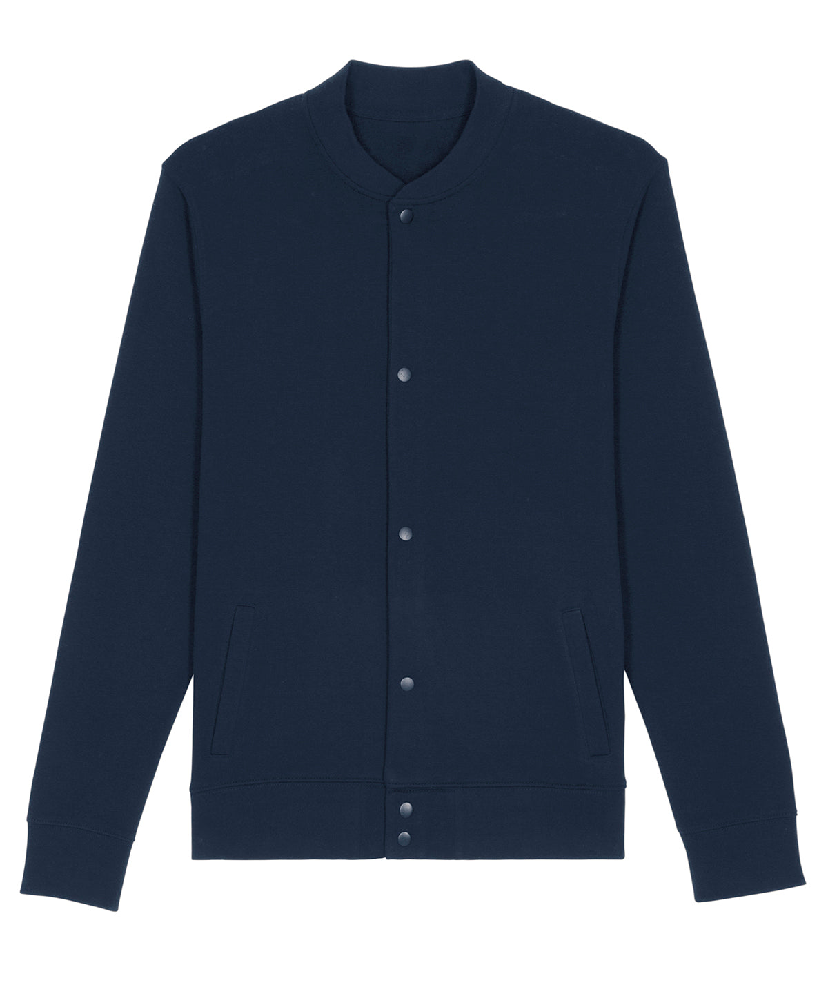 Cardigans - Bounder unisex bomber sweatshirt French Navy