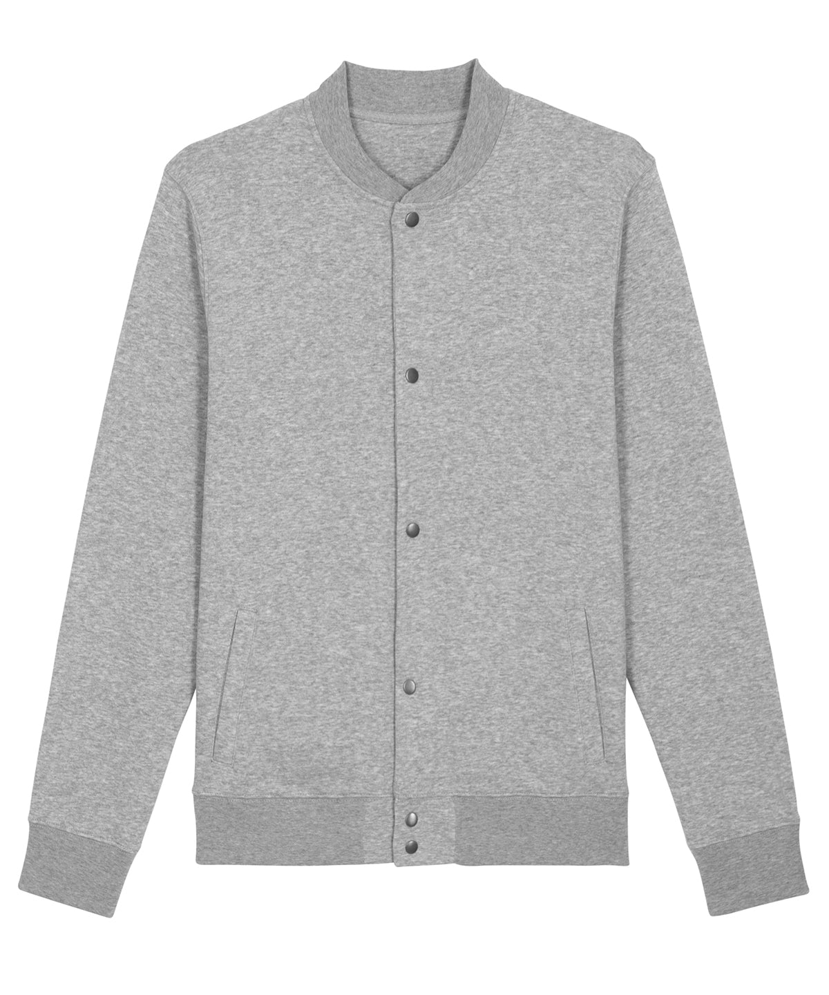 Cardigans - Bounder unisex bomber sweatshirt Heather Grey