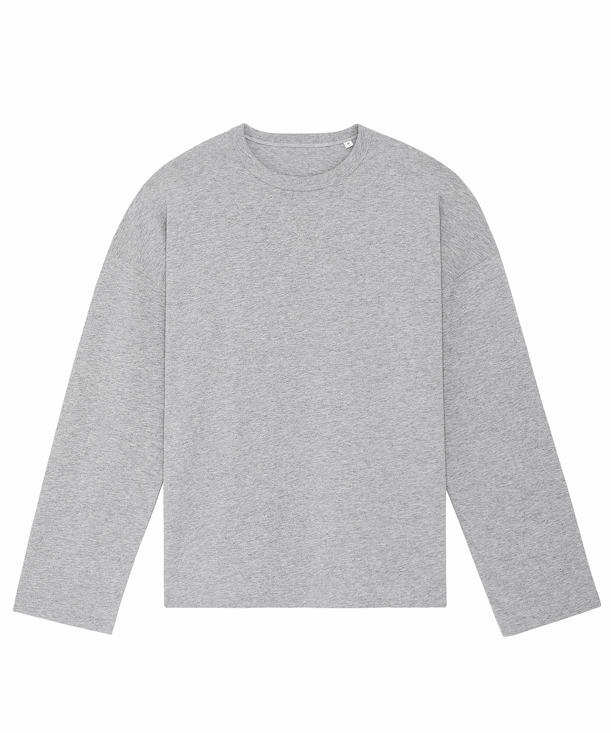 T-Shirts - Oversized Långärmad T-shirt Heather Grey