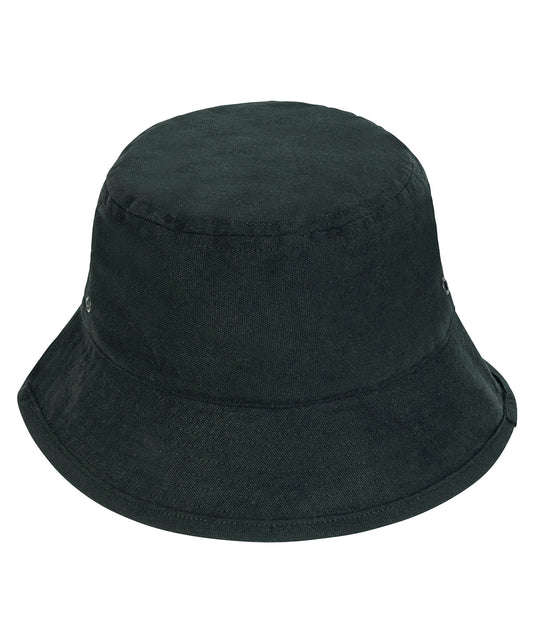 Hats - Stilig hatt med metallöglor Black