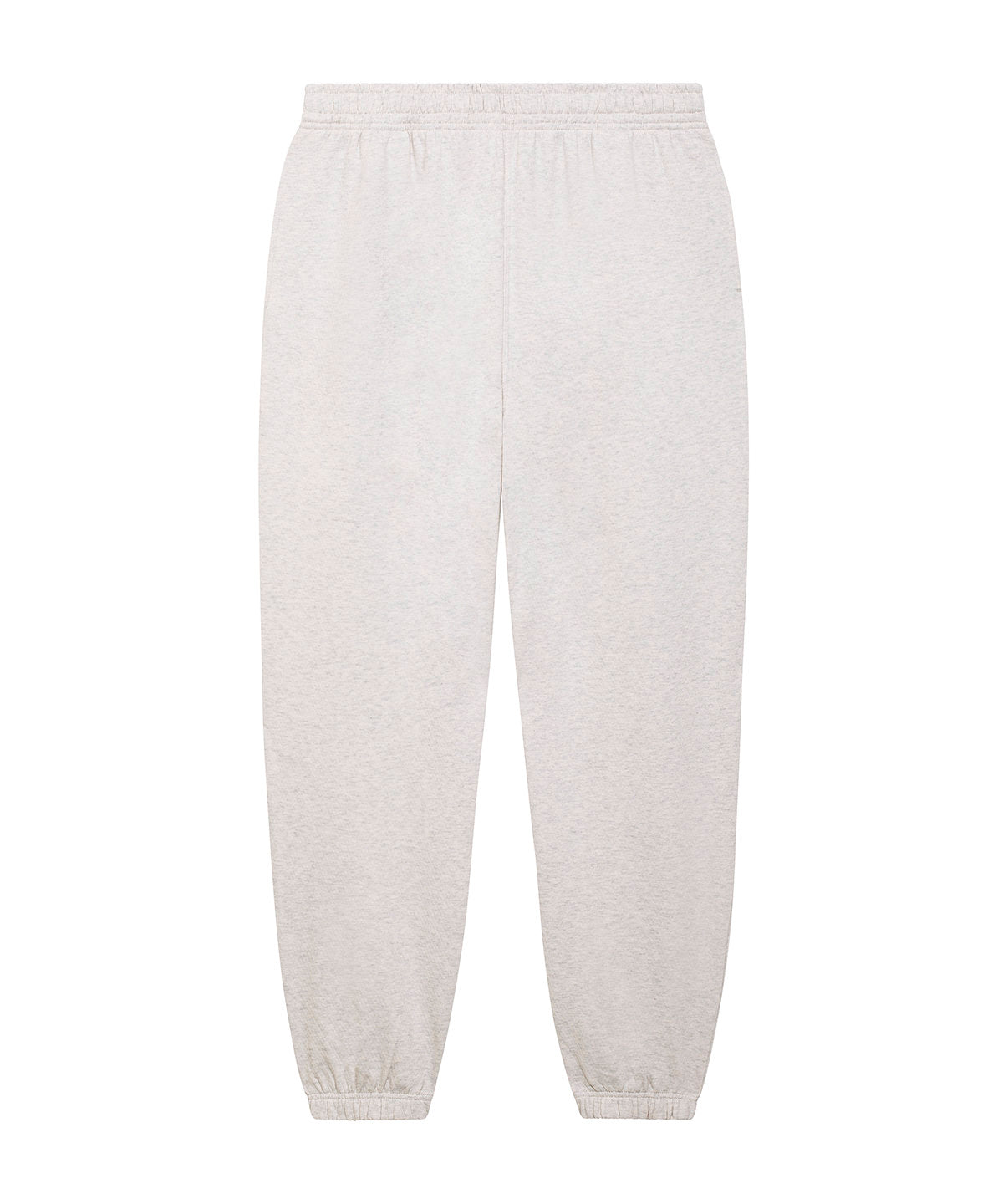 Sweatpants - Avslappnade Joggerbyxor i Ekologisk Bomull Cream Heather Grey