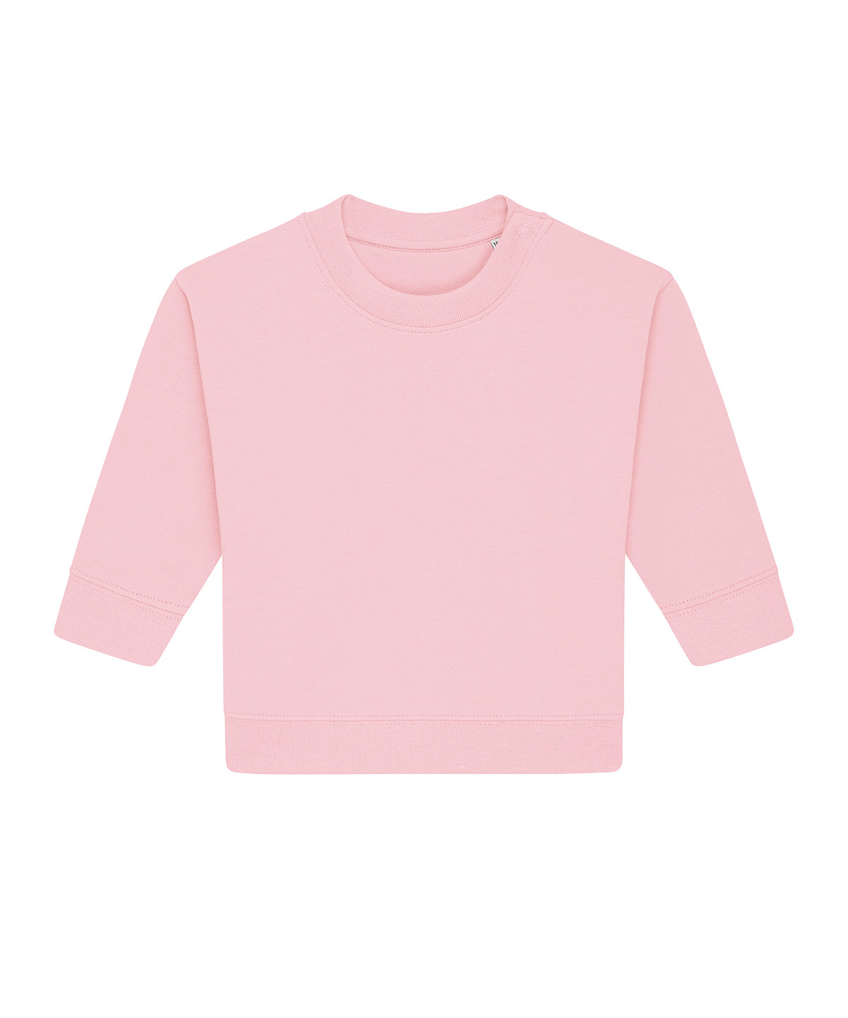 Sweatshirts - Bekväm och Praktisk Babytröja i Frotté Cotton Pink