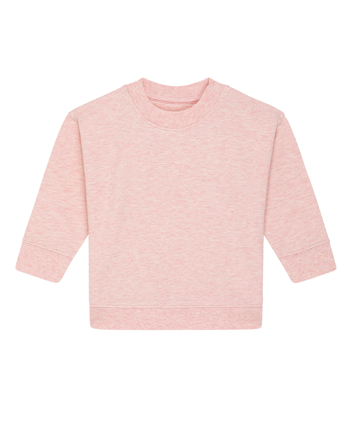 Sweatshirts - Bekväm och Praktisk Babytröja i Frotté Cream Heather Pink