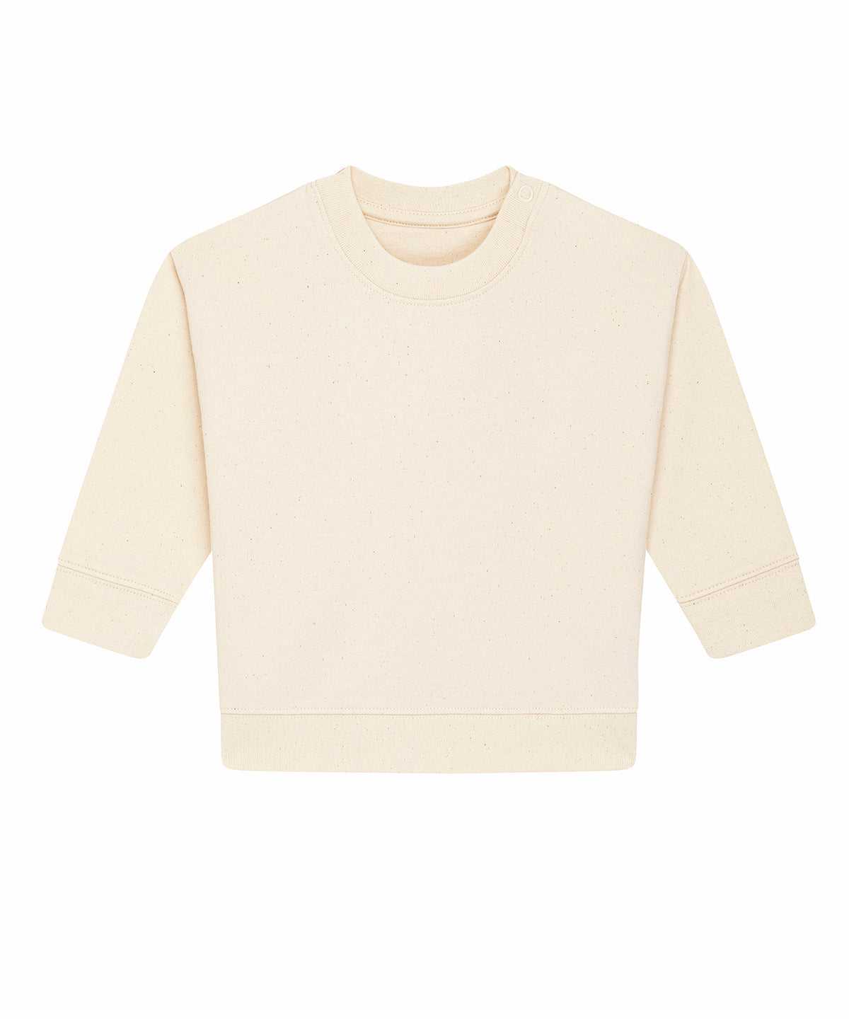 Sweatshirts - Bekväm och Praktisk Babytröja i Frotté Natural Raw