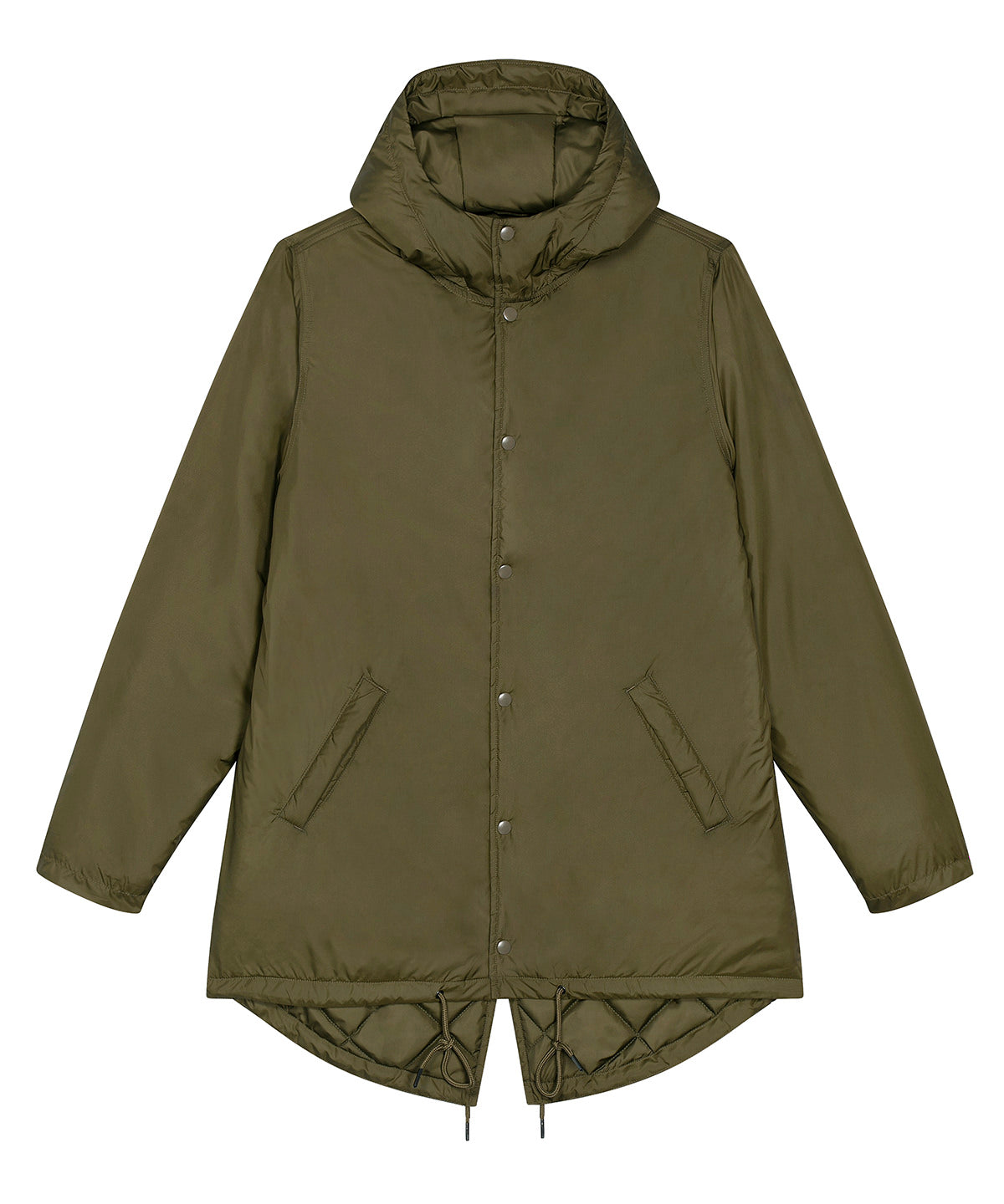 Jackets - Unisex Vadderad Parkasjacka British Khaki