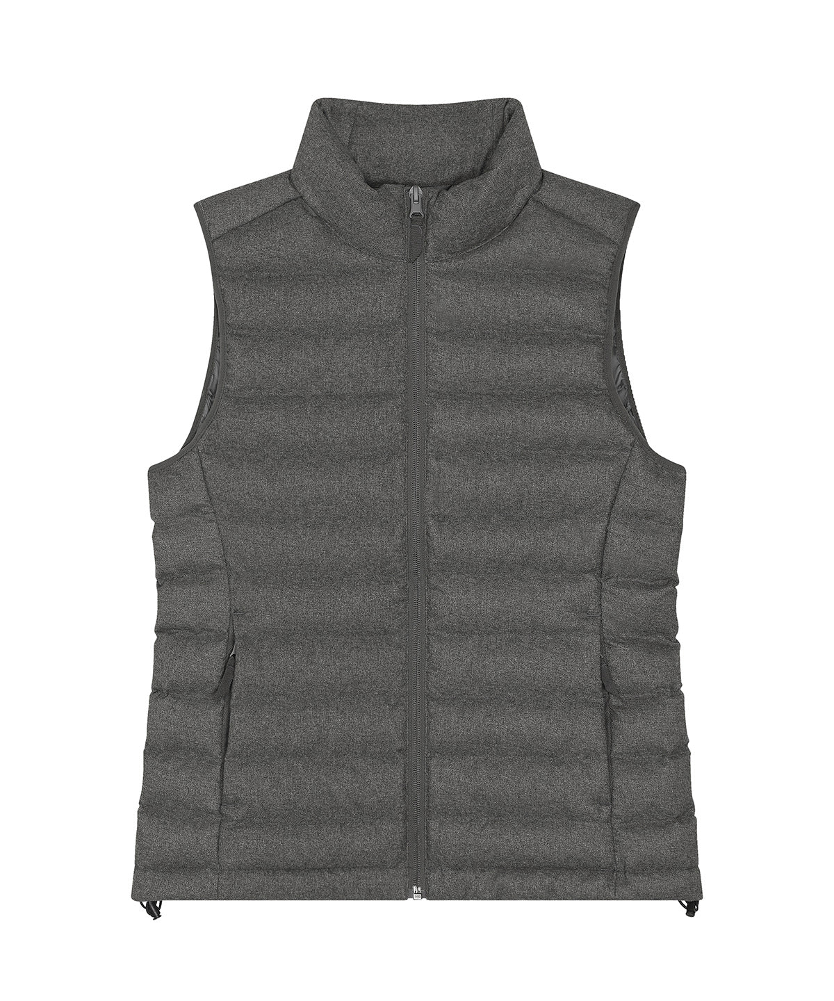 Gilets & Body Warmers - Stella climber wool-like väst Deep Metal Heather Grey