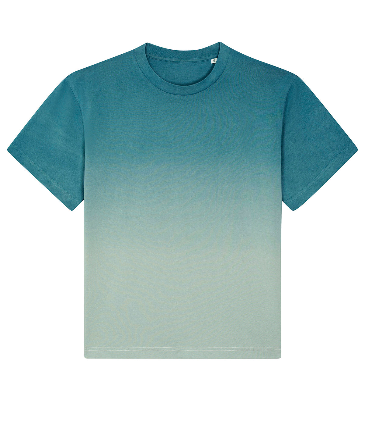 T-Shirts - Unisex Dip-Dye Avslappnad T-shirt Dip Dye Hydro Aloe