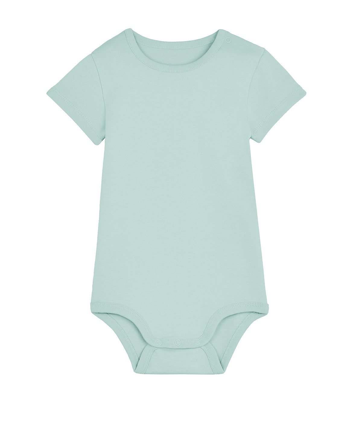 Bodysuits - Bekväm och Praktisk Babybody med Kort Ärm Caribbean Blue