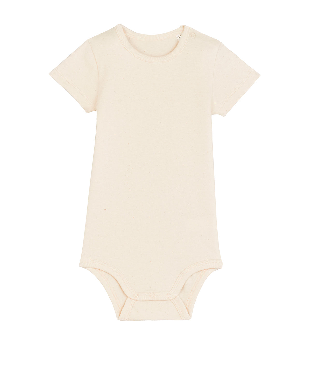 Bodysuits - Bekväm och Praktisk Babybody med Kort Ärm Natural Raw