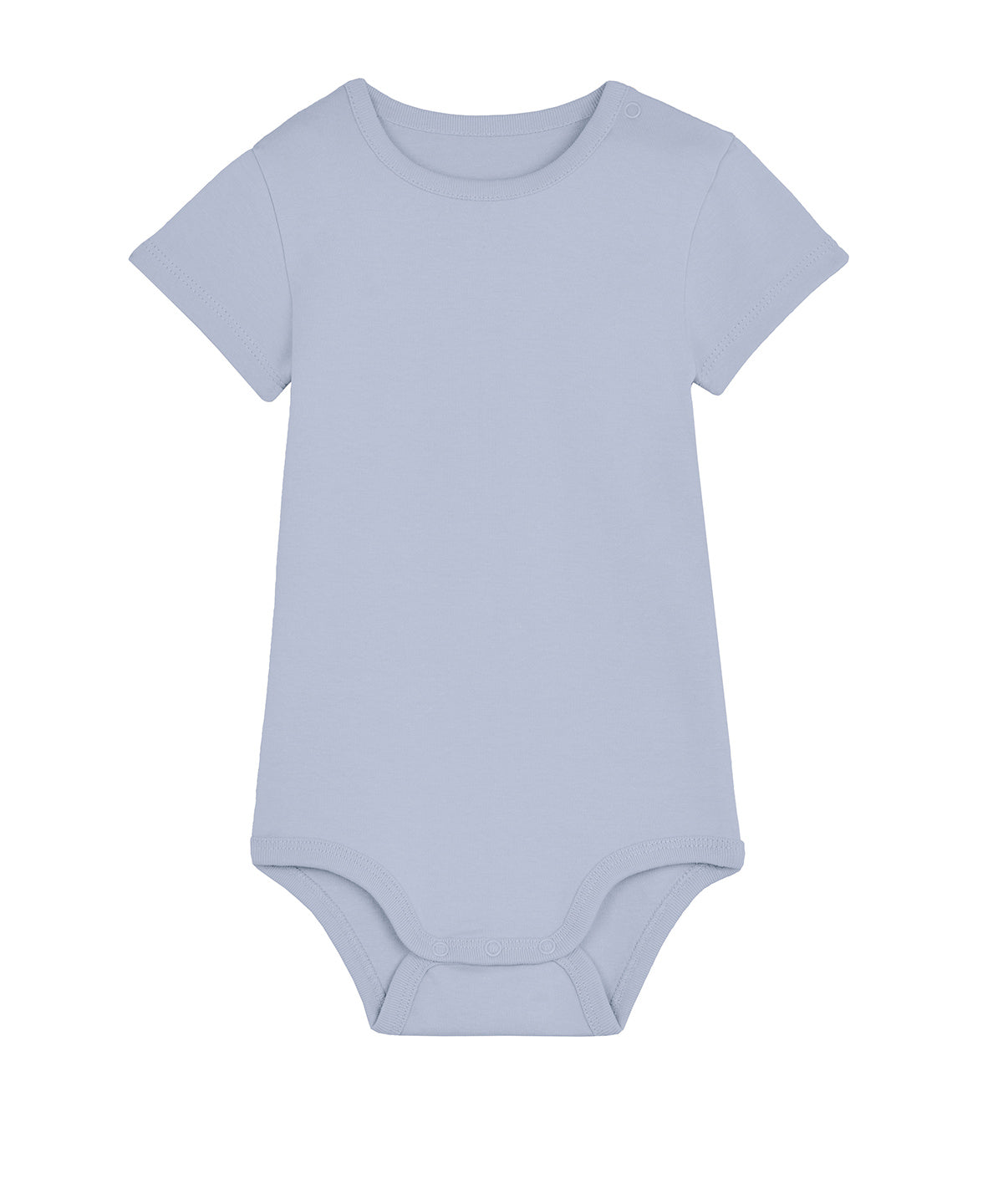 Bodysuits - Bekväm och Praktisk Babybody med Kort Ärm Serene Blue