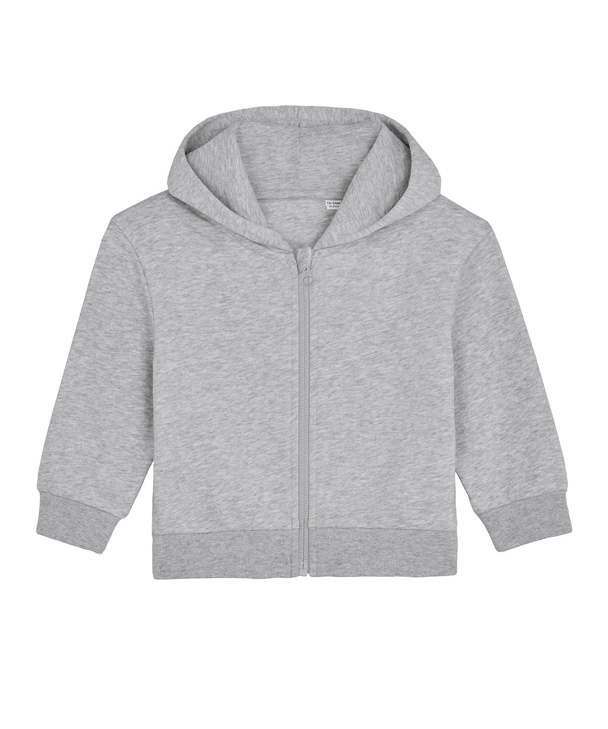 Hoodies - Baby Connector Hoodie Zip-Through Sweatshirt Heather Grey