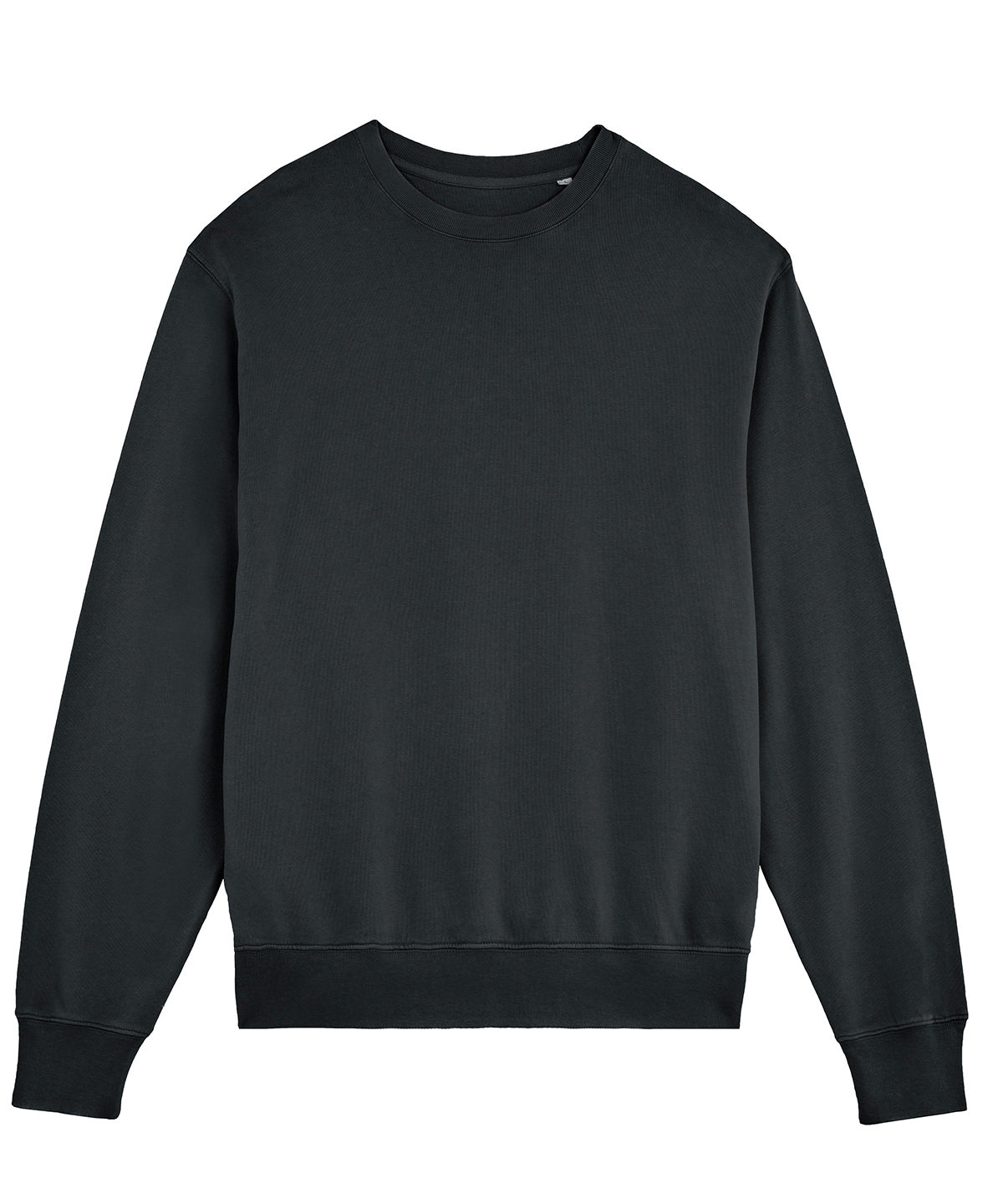 Sweatshirts - Unisex Vintageinspirerad Sweatshirt Garment Dyed Black Rock