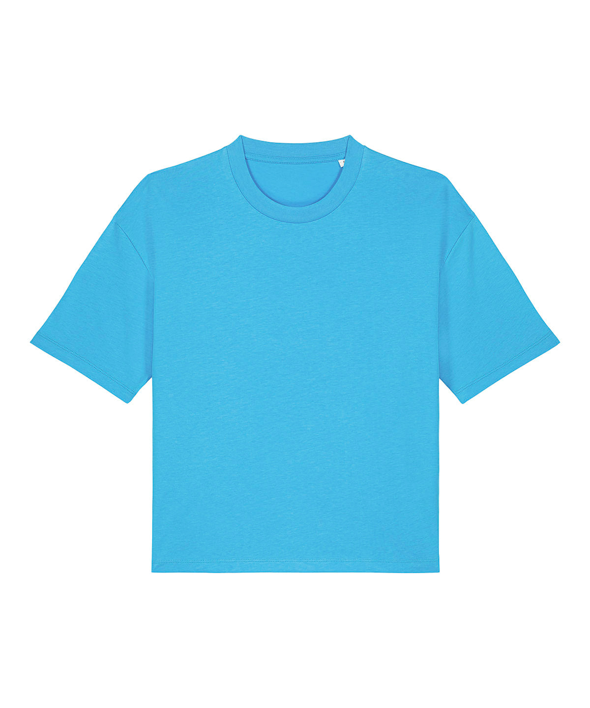 T-Shirts - Stella Nova Boxy T-shirt för Damer Aqua Blue