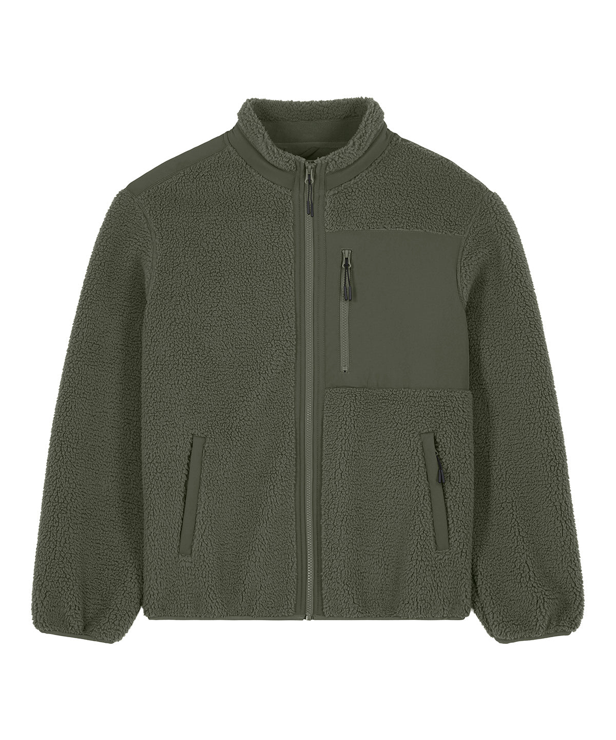 Fleece - Brooker Sherpa-jacka Khaki