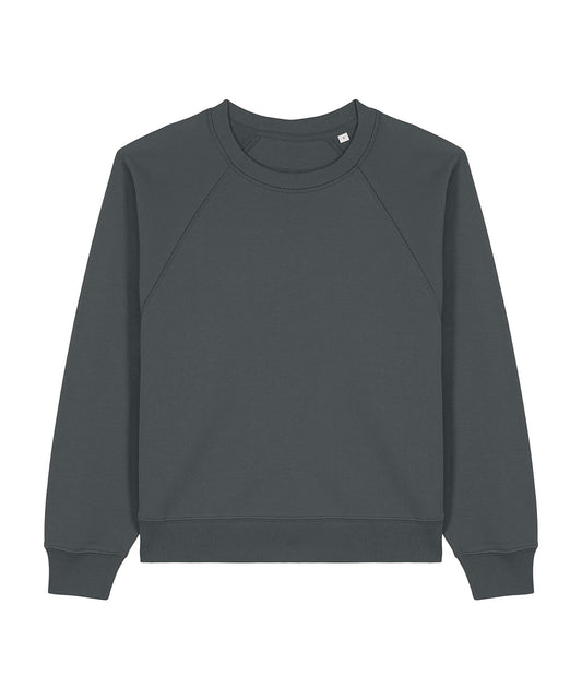 Sweatshirts - Stella Clara Raglan Crew Neck Sweatshirt Anthracite