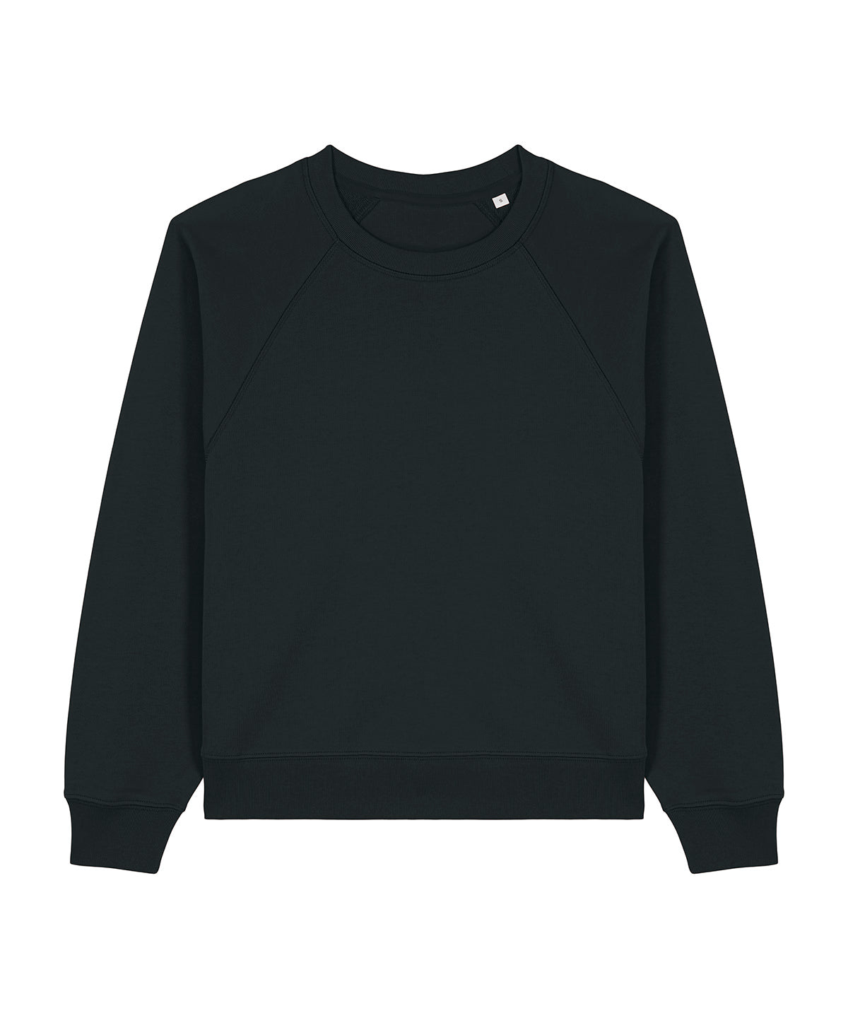 Sweatshirts - Stella Clara Raglan Crew Neck Sweatshirt Black