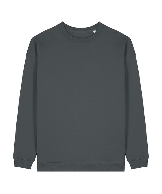 Sweatshirts - Stella Paloma Oversized Crew Neck Sweatshirt Anthracite