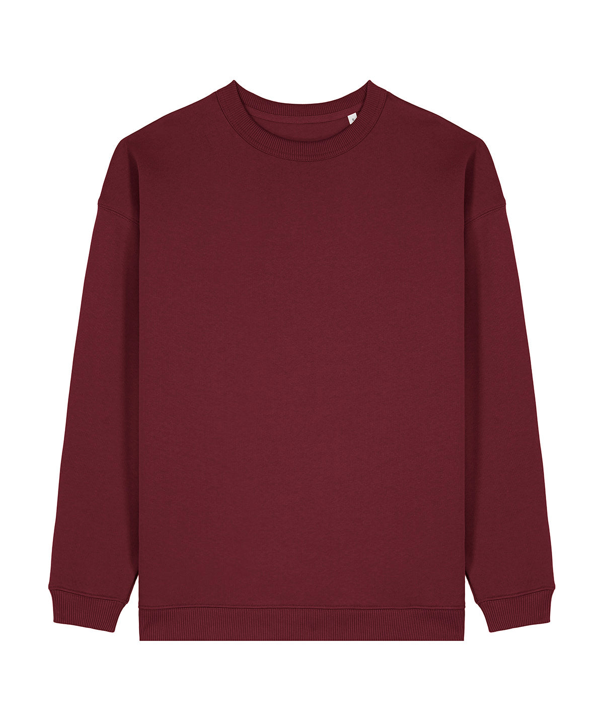 Sweatshirts - Stella Paloma Oversized Crew Neck Sweatshirt Burgundy