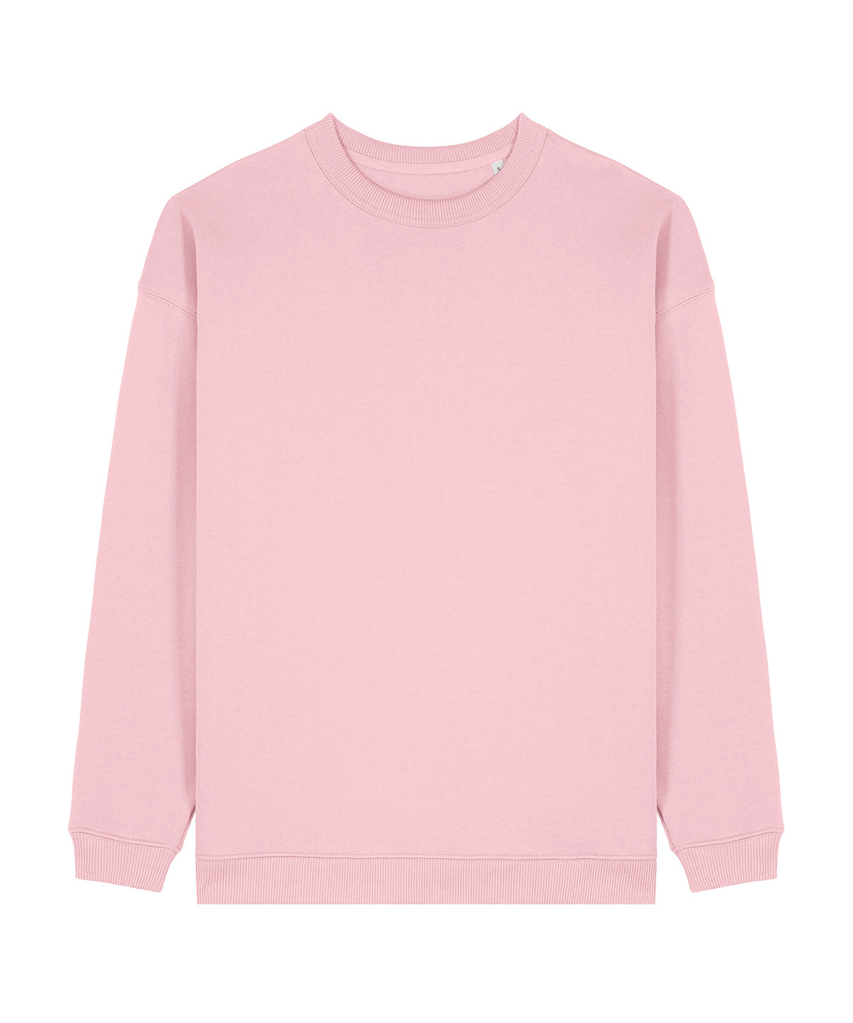 Sweatshirts - Stella Paloma Oversized Crew Neck Sweatshirt Cotton Pink