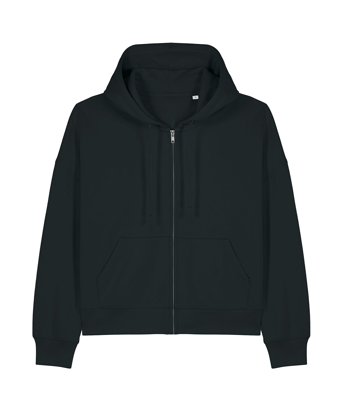 Hoodies - Klassisk Zip-Hoodie för Damer Black