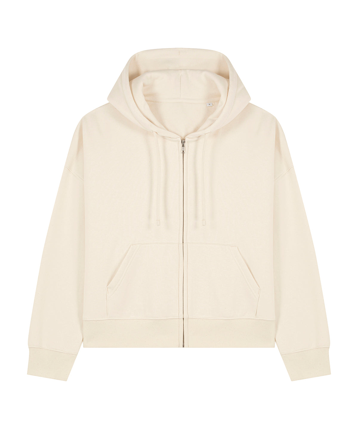 Hoodies - Klassisk Zip-Hoodie för Damer Natural Raw