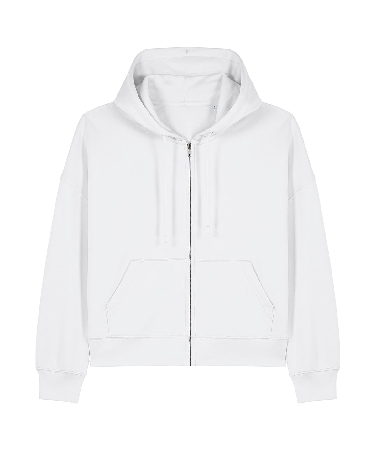 Hoodies - Klassisk Zip-Hoodie för Damer White