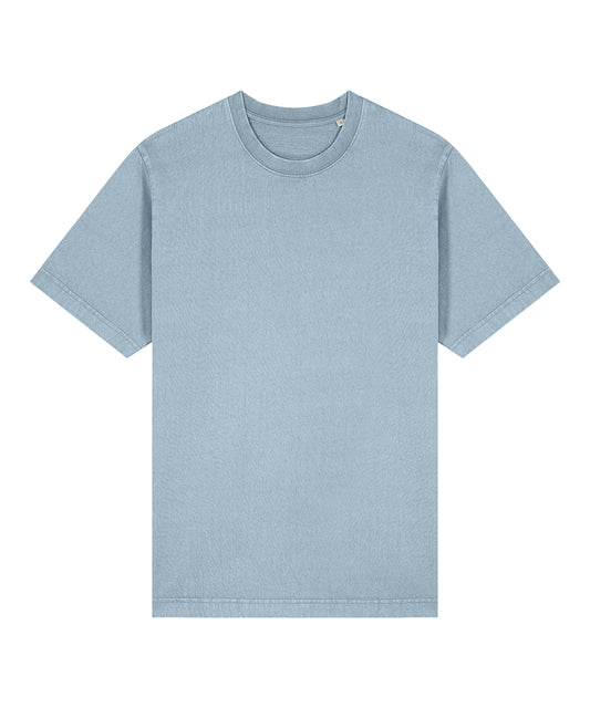 T-Shirts - Premium Unisex T-shirt i Ekologisk Bomull Garment Dyed Blue Stone