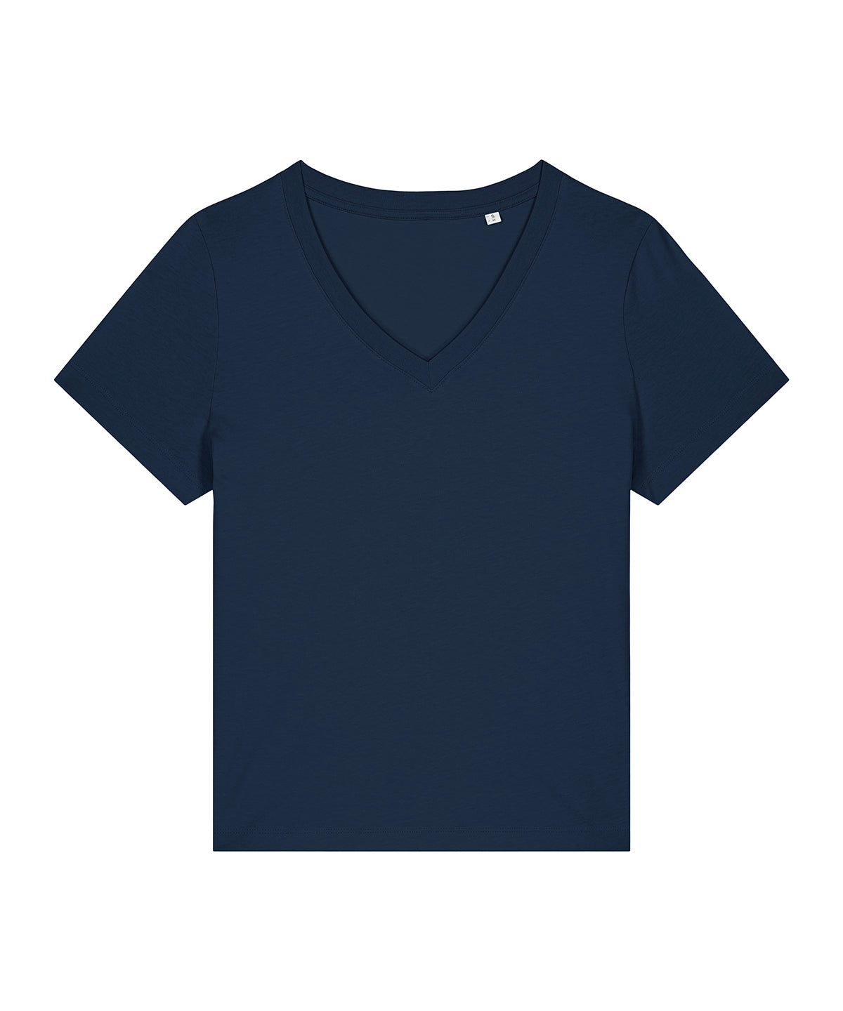 T-Shirts - Dam Stella Isla V-ringad T-shirt i Ekologisk Bomull French Navy