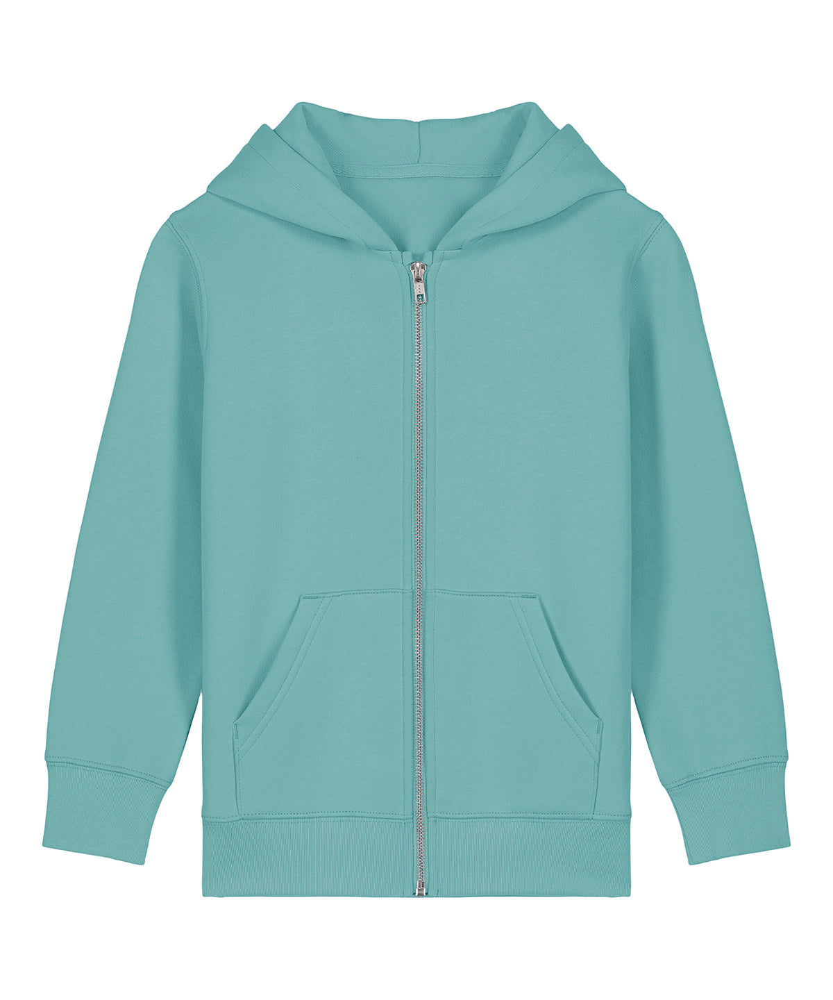 Hoodies - Mini Cultivator Hoodie för Barn Teal Monstera