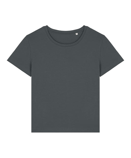 T-Shirts - Stella Serena Ikonisk Mid-Light T-shirt för Damer Anthracite