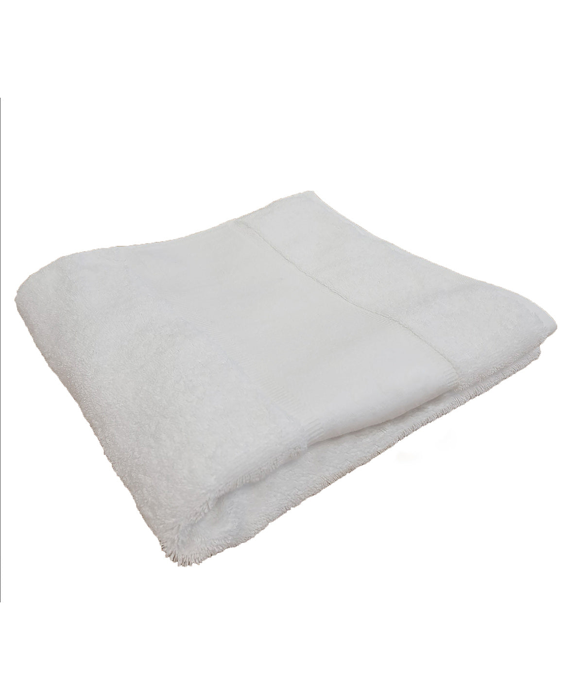 Towels - Ekologisk Handduk med Tryckbar Kant White One size