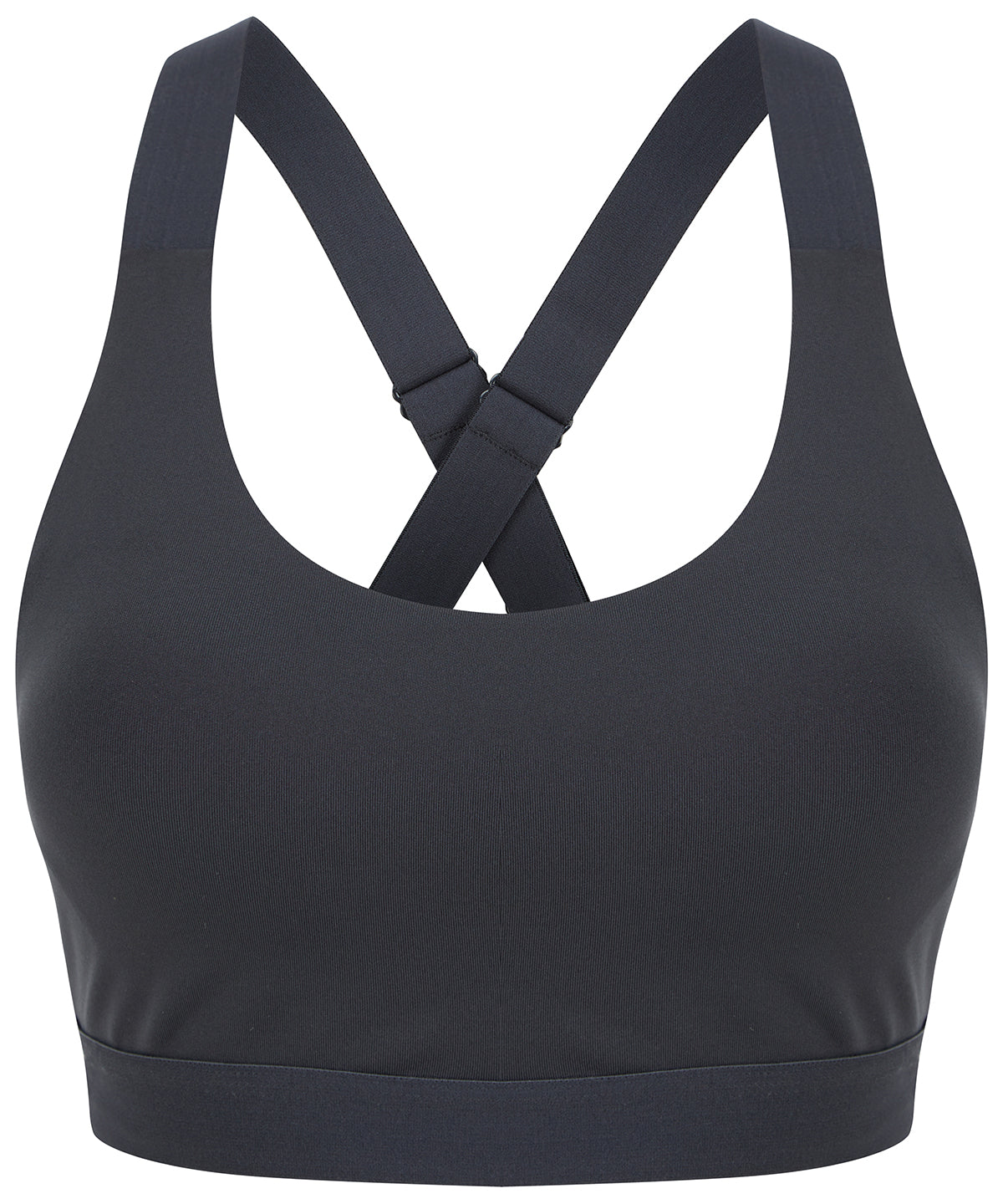 Bras - Medelstödjande Sport-BH för Damer Charcoal Grey