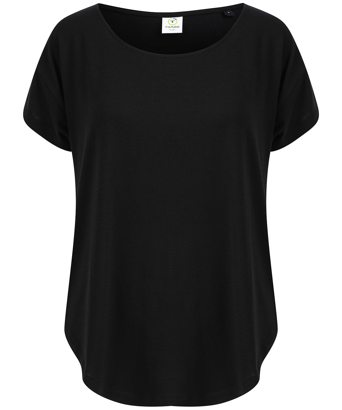 T-Shirts - Bekväm och Stilfull Scoop Neck T-shirt för Damer Black