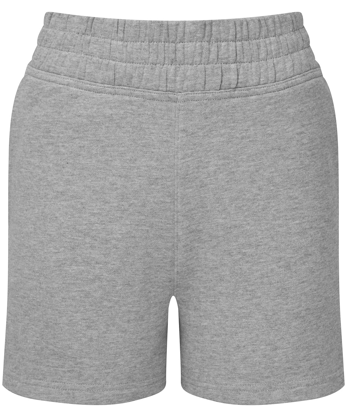 Shorts - Bekväma joggershorts för damer med hög midja Heather Grey