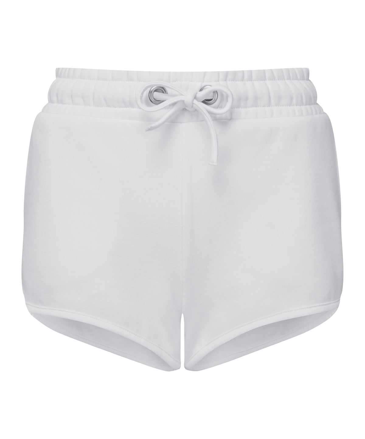 Shorts - Återvunna Retro Joggershorts för Damer White