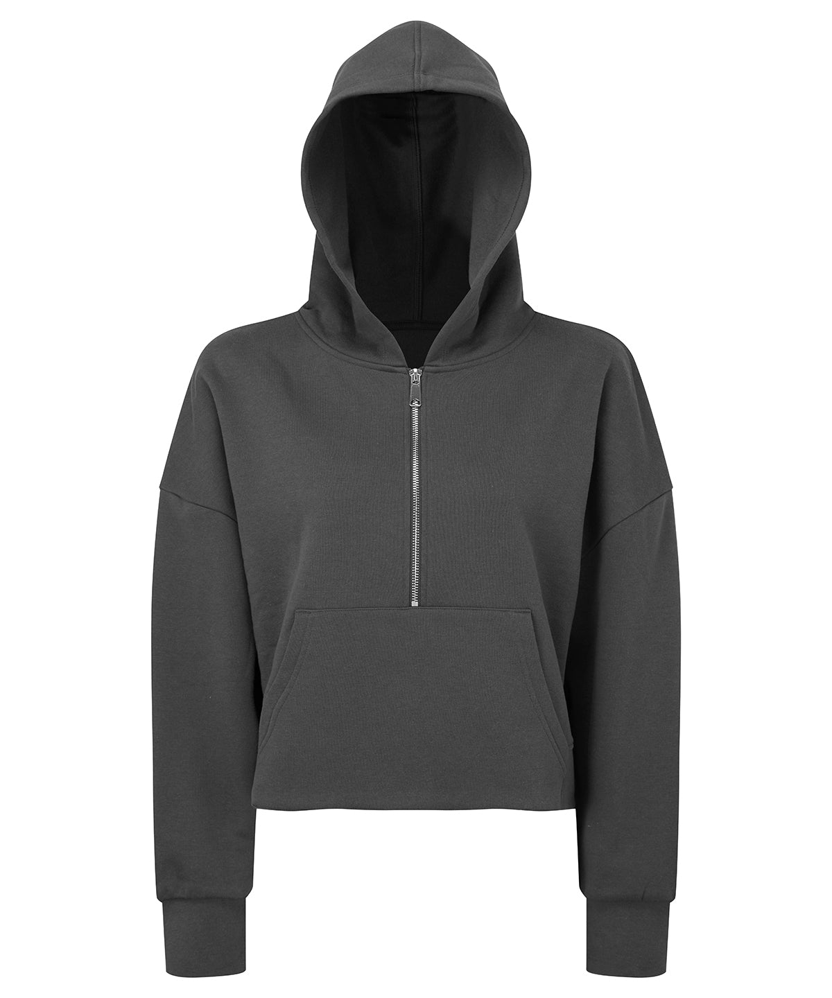 Hoodies - Dam TriDri 1/2 Zip Hoodie Charcoal