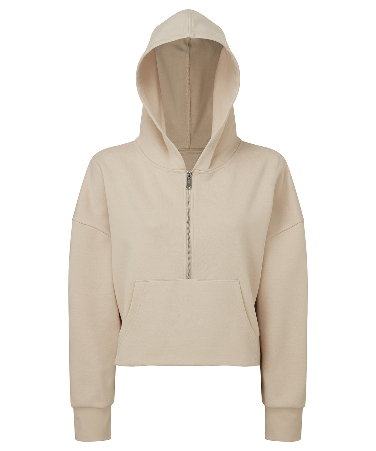 Hoodies - Dam TriDri 1/2 Zip Hoodie Nude