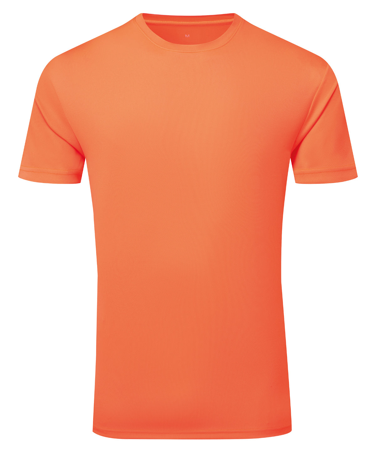 T-Shirts - TriDri Texturerad Återvunnen T-shirt för Herrar Lightning Orange