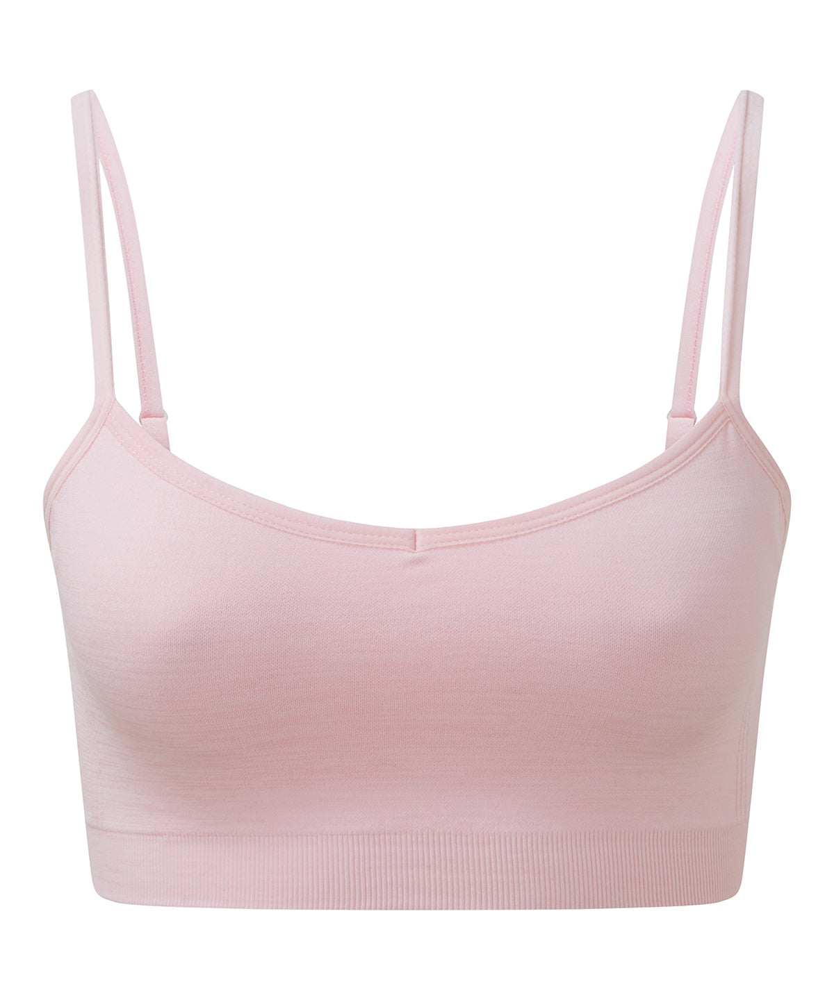 Bras - TriDri Återvunna Sömlösa 3D-Passform Multi-Sport Flex-BH för Damer Light Pink Melange