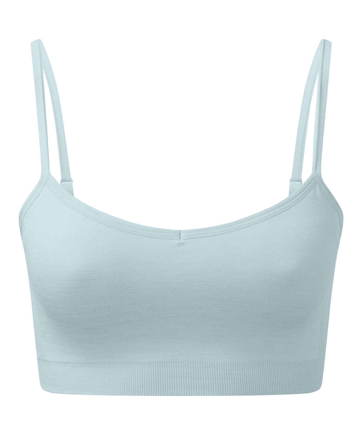 Bras - TriDri Återvunna Sömlösa 3D-Passform Multi-Sport Flex-BH för Damer Sky Blue Melange