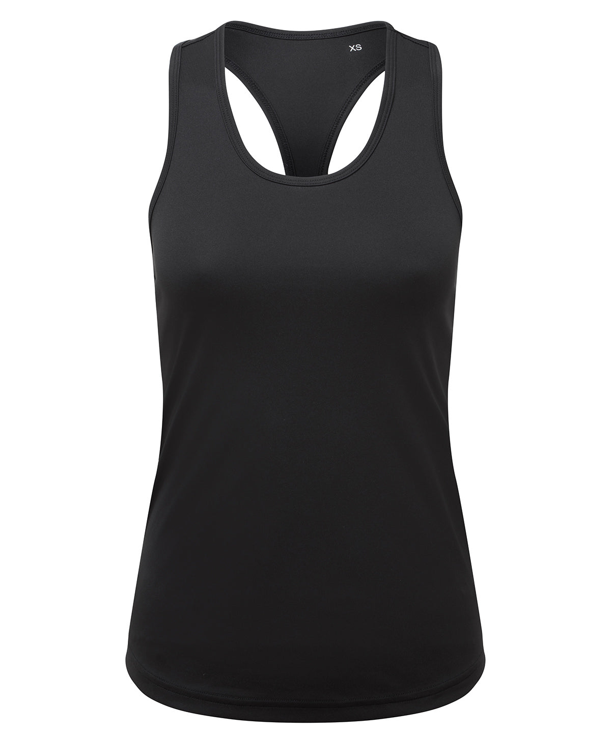 Vests - Damers TriDri Återvunnen Prestanda Slim Racerback Linne Black