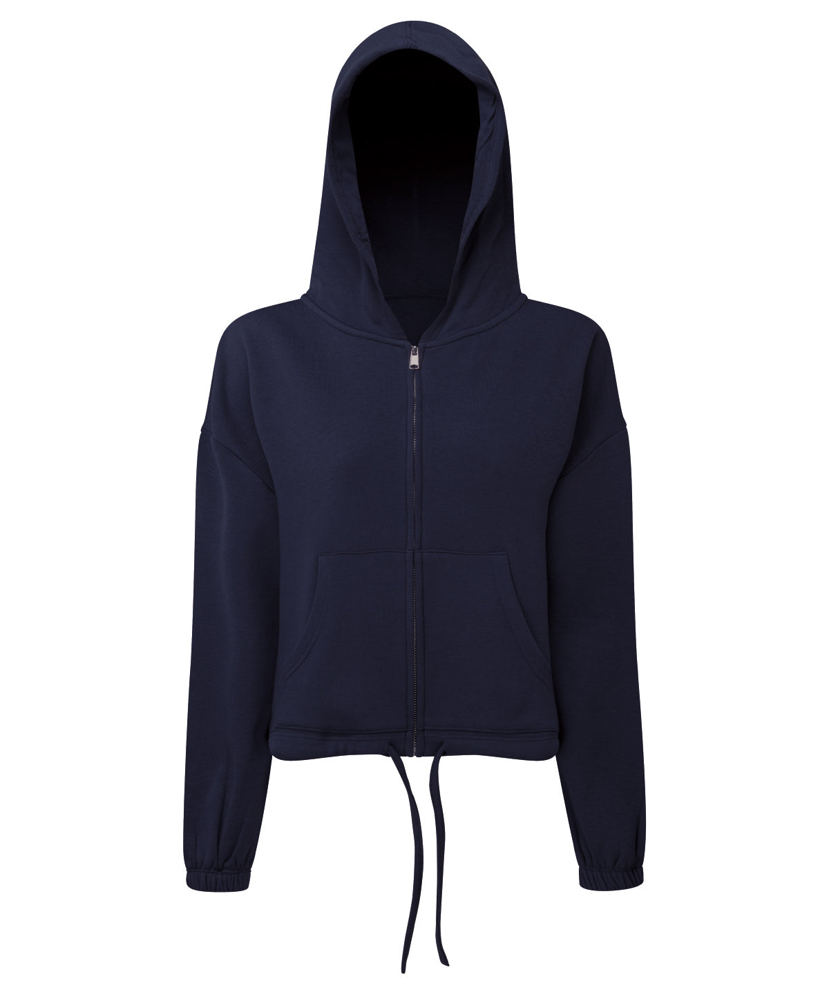 Hoodies - Återvunnen Dragsko Full-Zipp Hoodie för Damer Navy