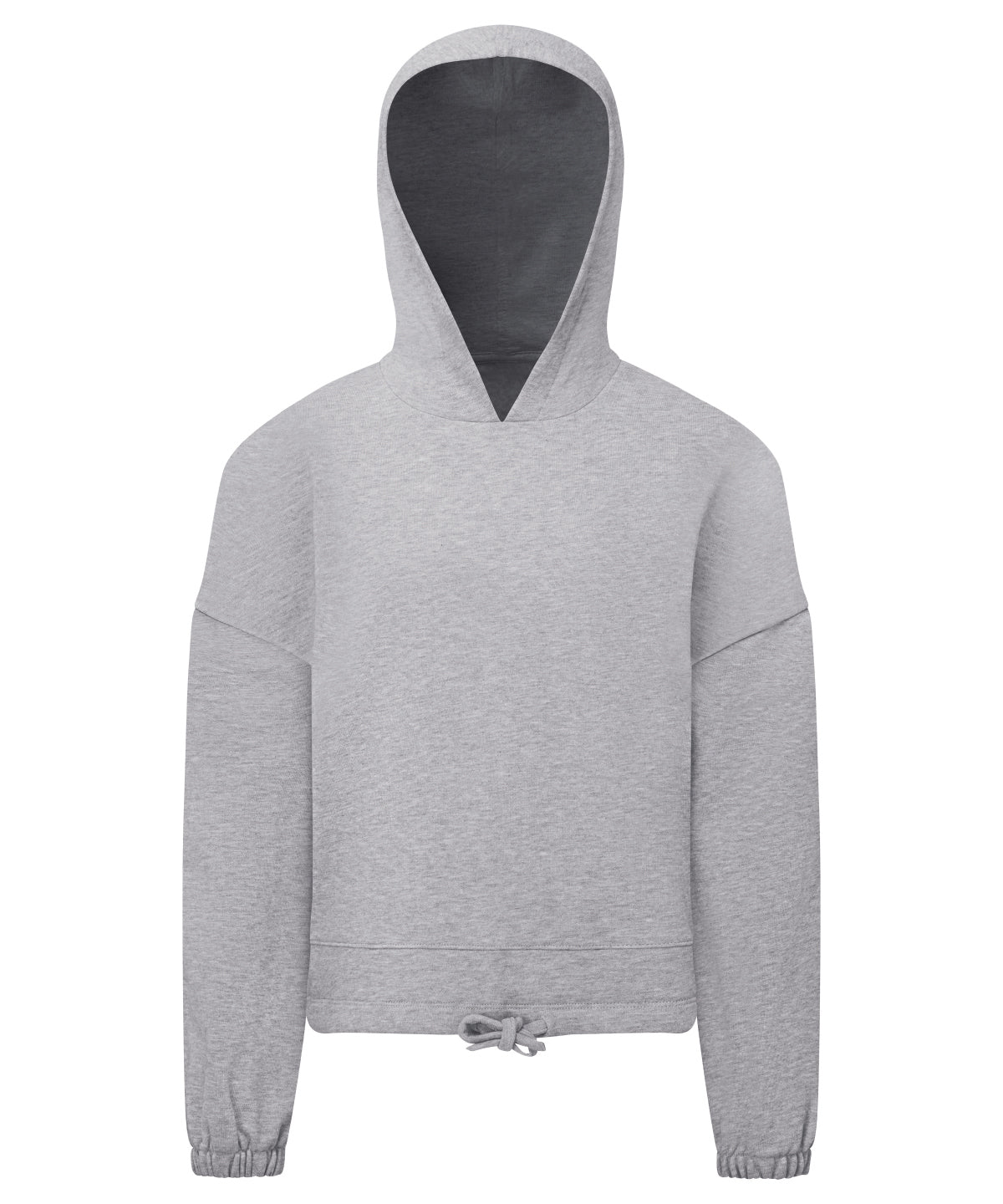 Hoodies - Barnens TriDri Återvunna Cropped Oversize Hoodie Heather Grey