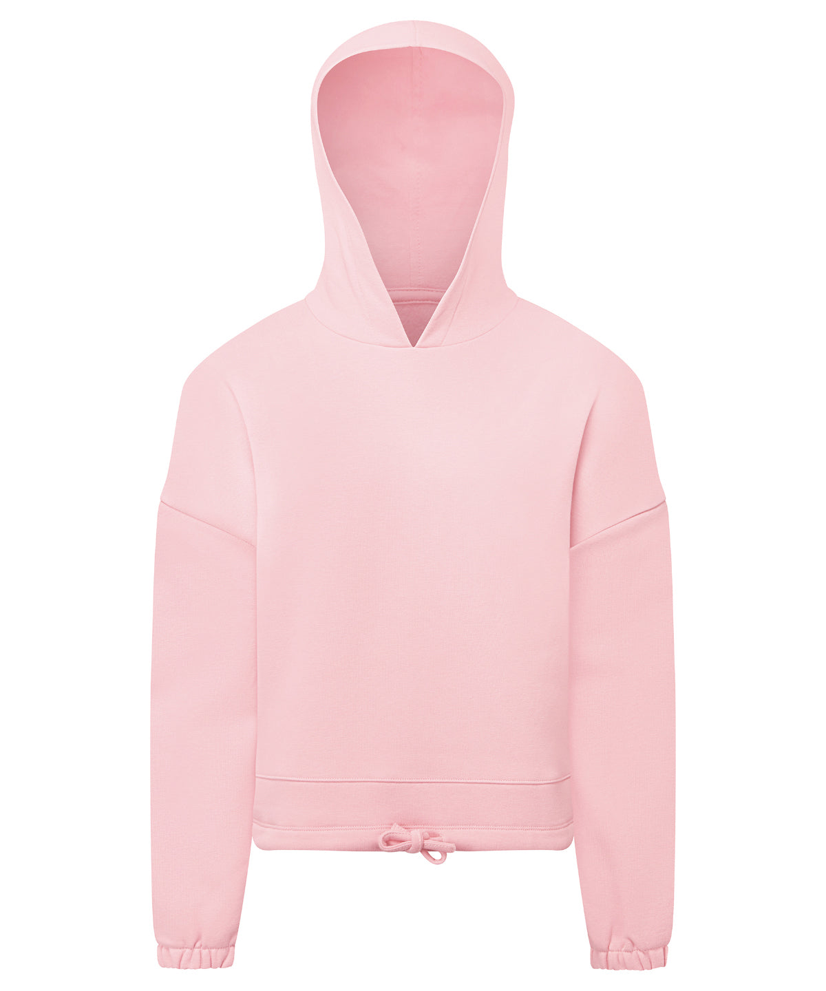 Hoodies - Barnens TriDri Återvunna Cropped Oversize Hoodie Light Pink