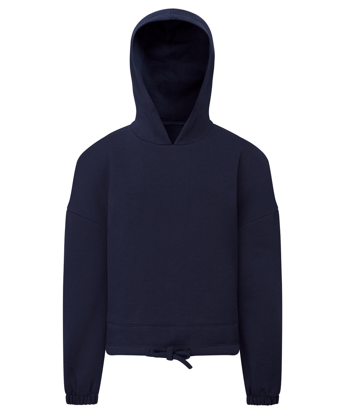 Hoodies - Barnens TriDri Återvunna Cropped Oversize Hoodie Navy