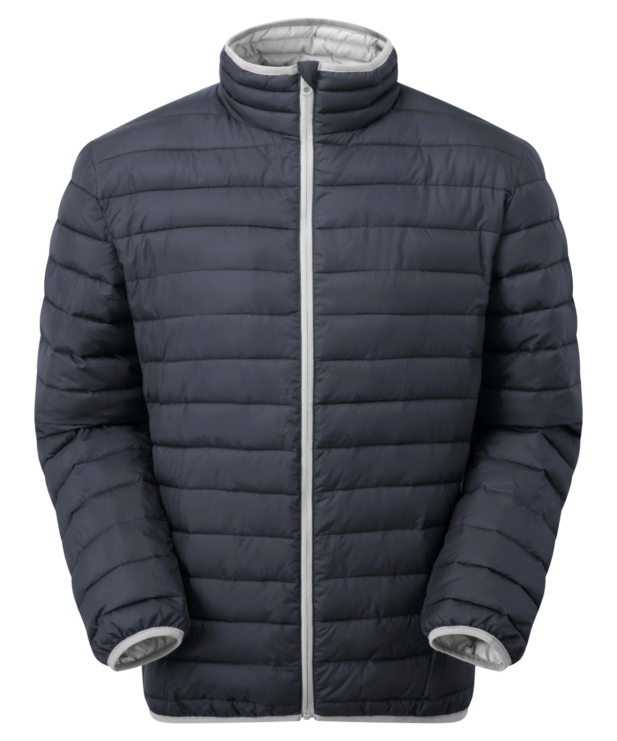 Jackets - Elegant Vadderad Jacka för Herrar Navy Light Grey