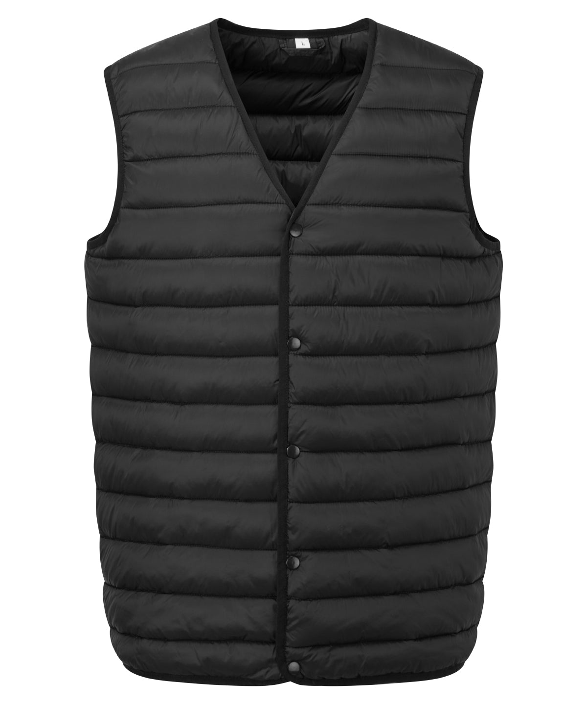 Gilets & Body Warmers - Snygg och flexibel vadderad gilet Black