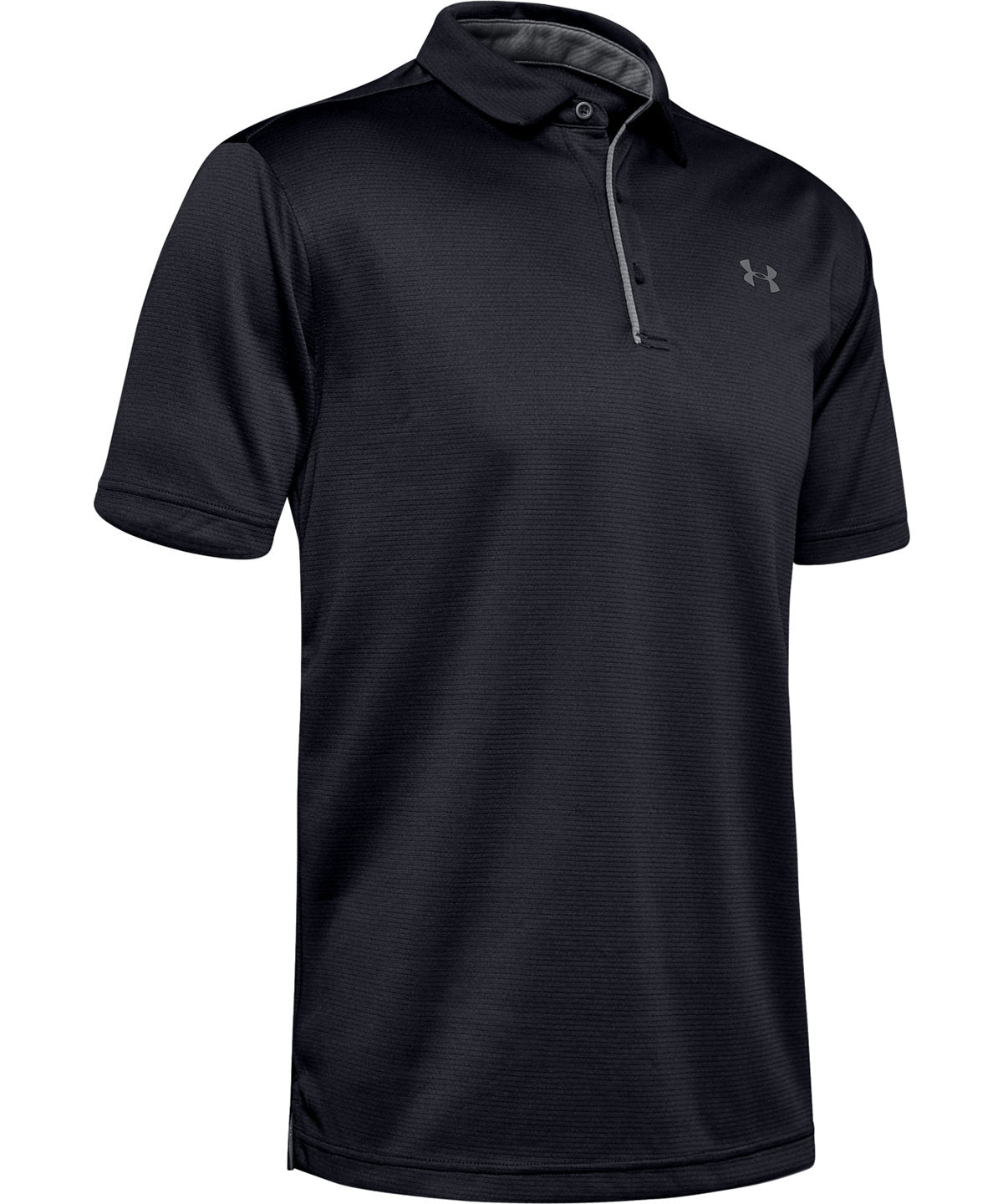 Polos - UA Tech Polo för Herrar Black Graphite