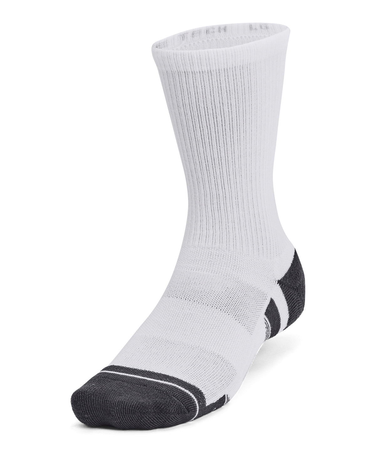 Socks - UA Performance tech 3-pack crewstrumpor White